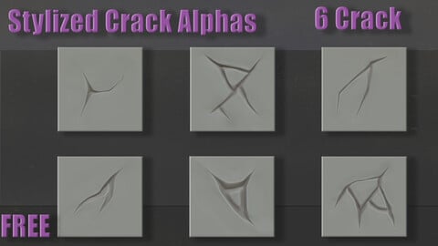 Stylized Crack Alphas