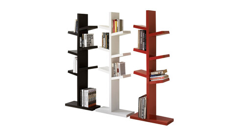 F603 Bruno Book Shelf Modern Tree Bookshelf DVX