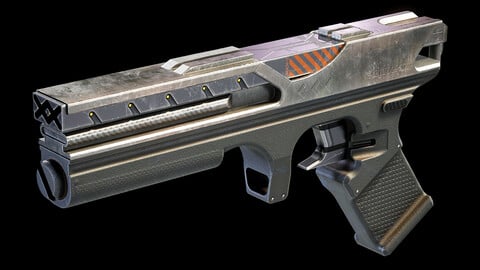 Sci-fi Laser Gun PBR