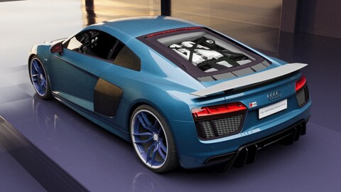 Audi R8 V10 Game Ready FBX High Quality.With İnterior And Engine Sounds.Unity
