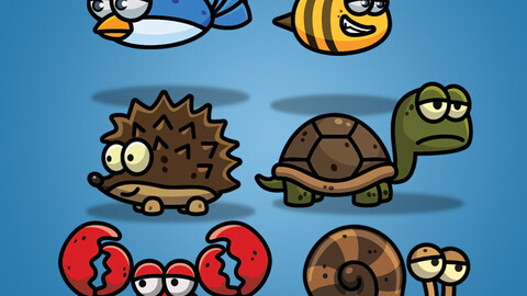 Cartoon Enemy Pack 02