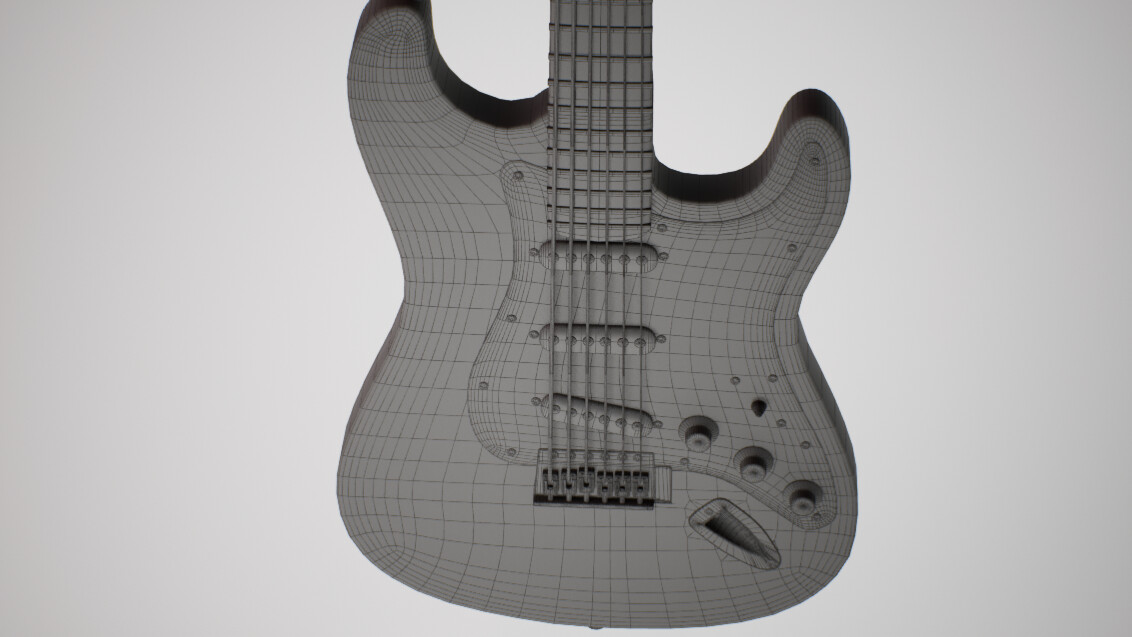 ArtStation Electric guitar Game Assets
