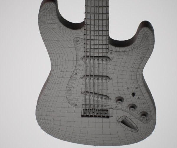 ArtStation - Electric guitar | Game Assets