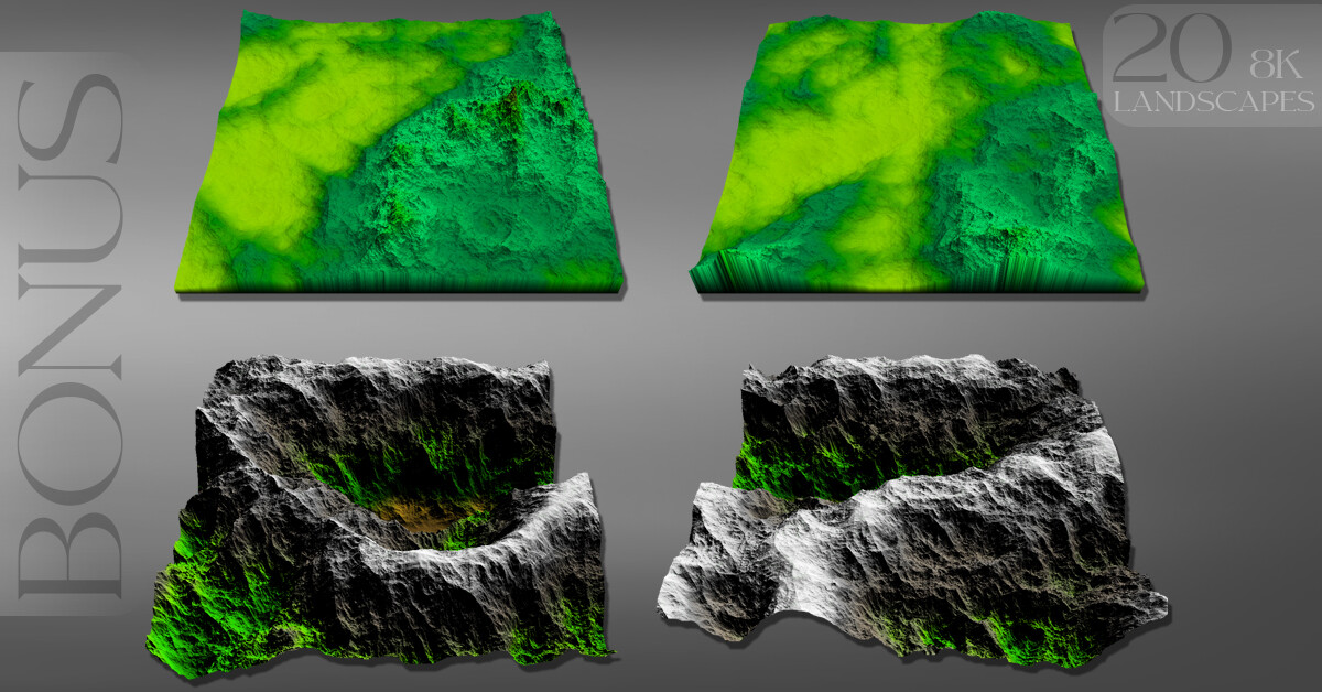 ArtStation - [30%OFF] 1000 Brushes | Environment Maker & Landscape Kit ...