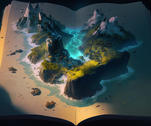 ArtStation - Truth Beyond Reality: Navigating the Map of My Mind 3 ...