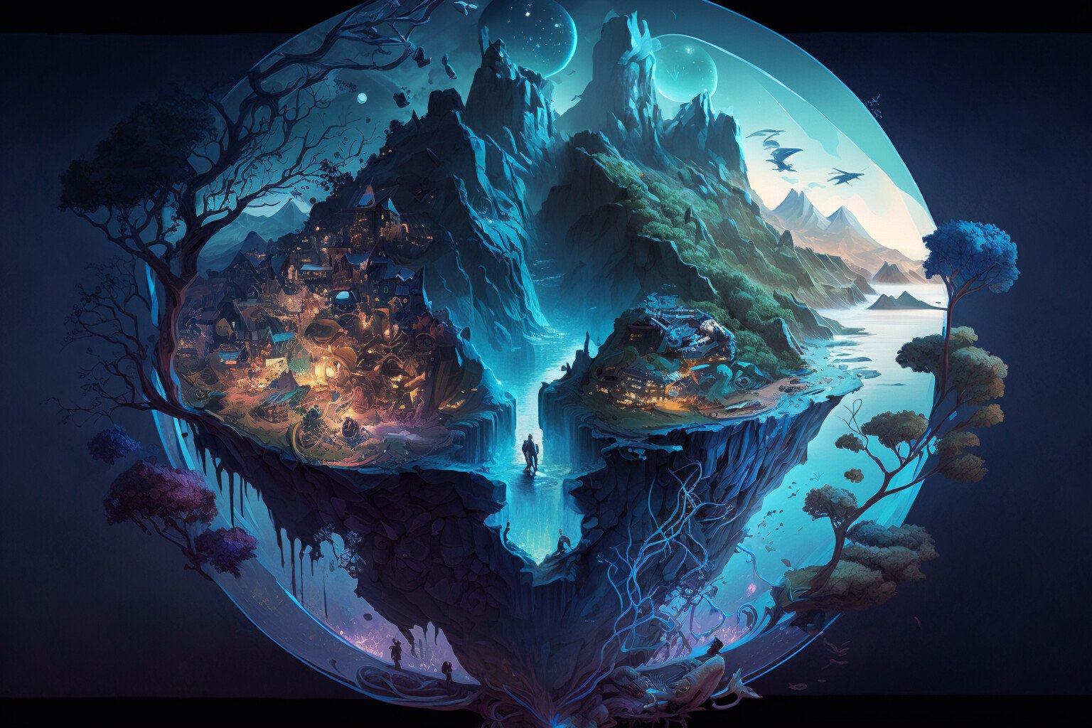 ArtStation - Truth Beyond Reality: Navigating the Map of My Mind 8 ...