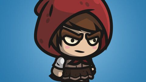 MEdieval Hooded Girl