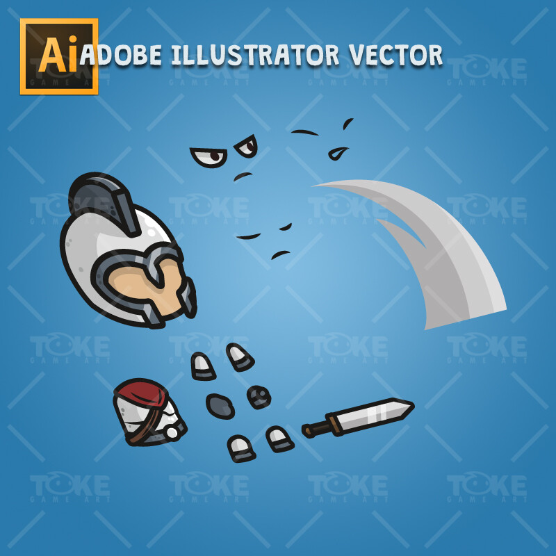 ArtStation - White Armored Knight | Game Assets