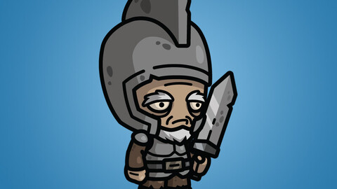 Old Medieval Knight Guy