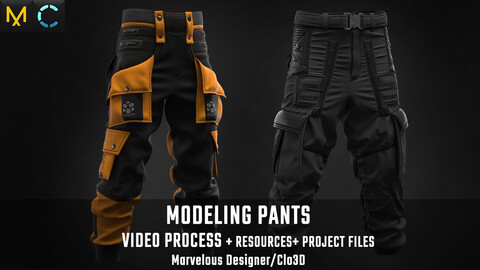 Tutorial MD/Clo3D - Modeling Pants