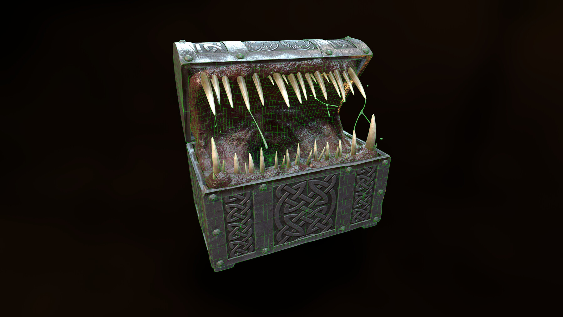 ArtStation Mimic Chest Game Assets   File 