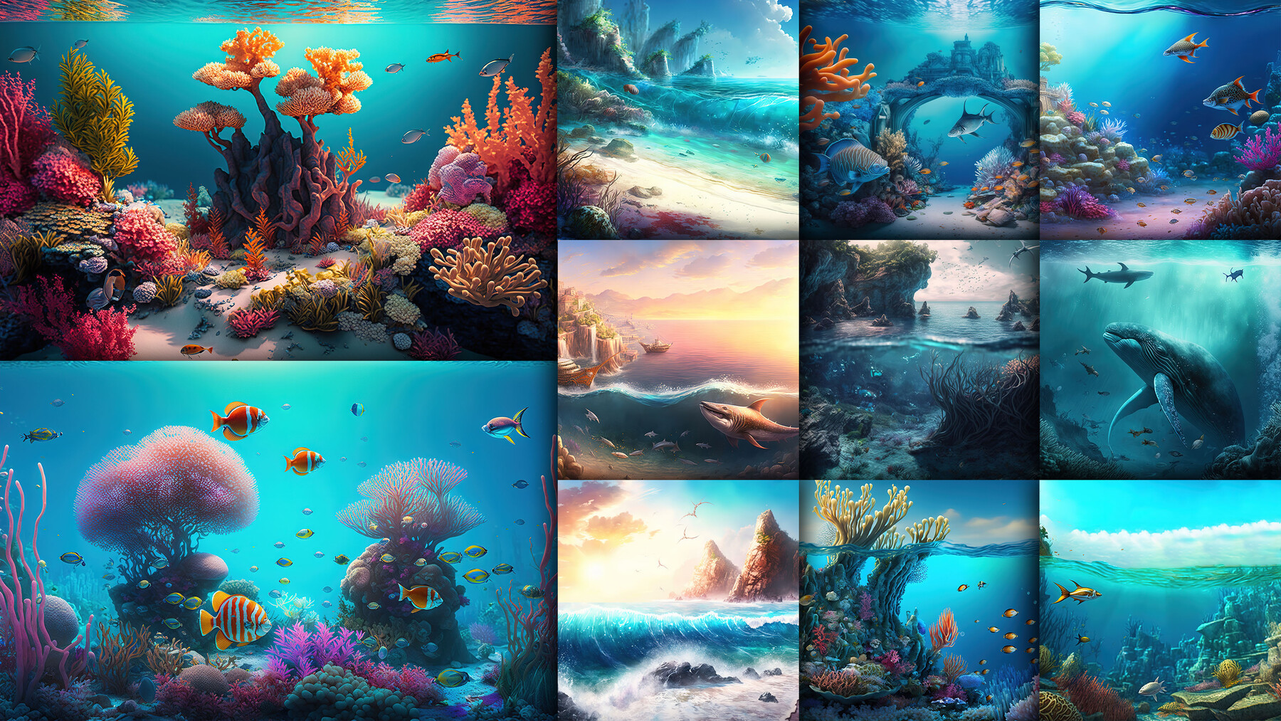 ArtStation - 105 Fantasy Sea Illustration Pack (More Than 8K Resolution ...