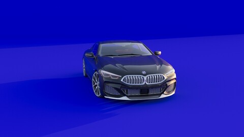 BMW M850İ XDrive Car 3D Model High Quality