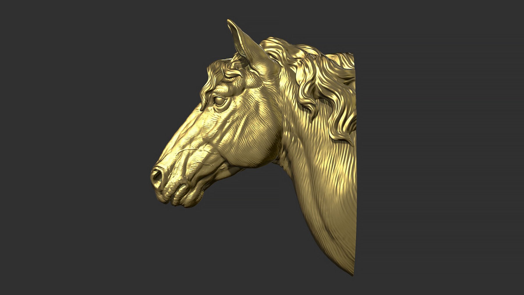 ArtStation - Horse with a mane | Resources