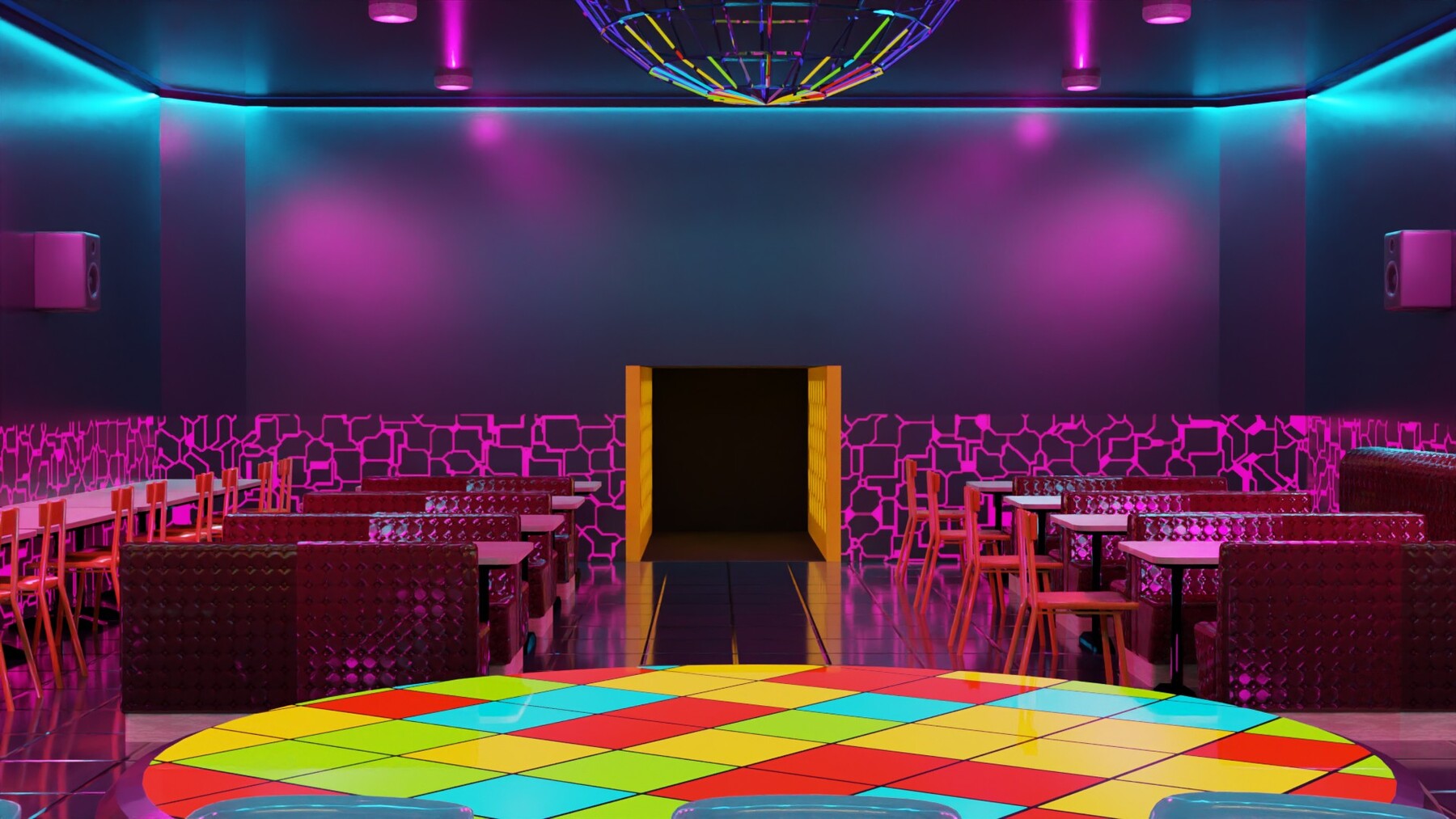 ArtStation - Night Club - Low Poly - Game Ready | Game Assets