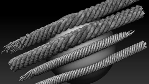 4 IMM Rope Brush for Zbrush v1