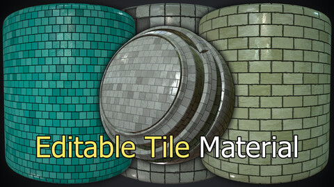 Editable Tile Material For Substance Suite