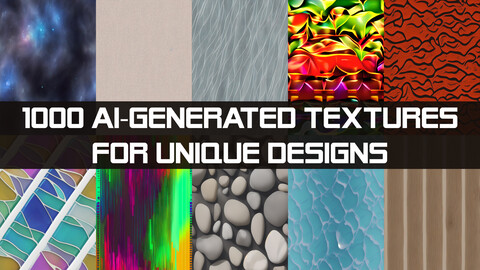 Imaginary Impressions 1000x (AI) Various Textures for Unique Designs