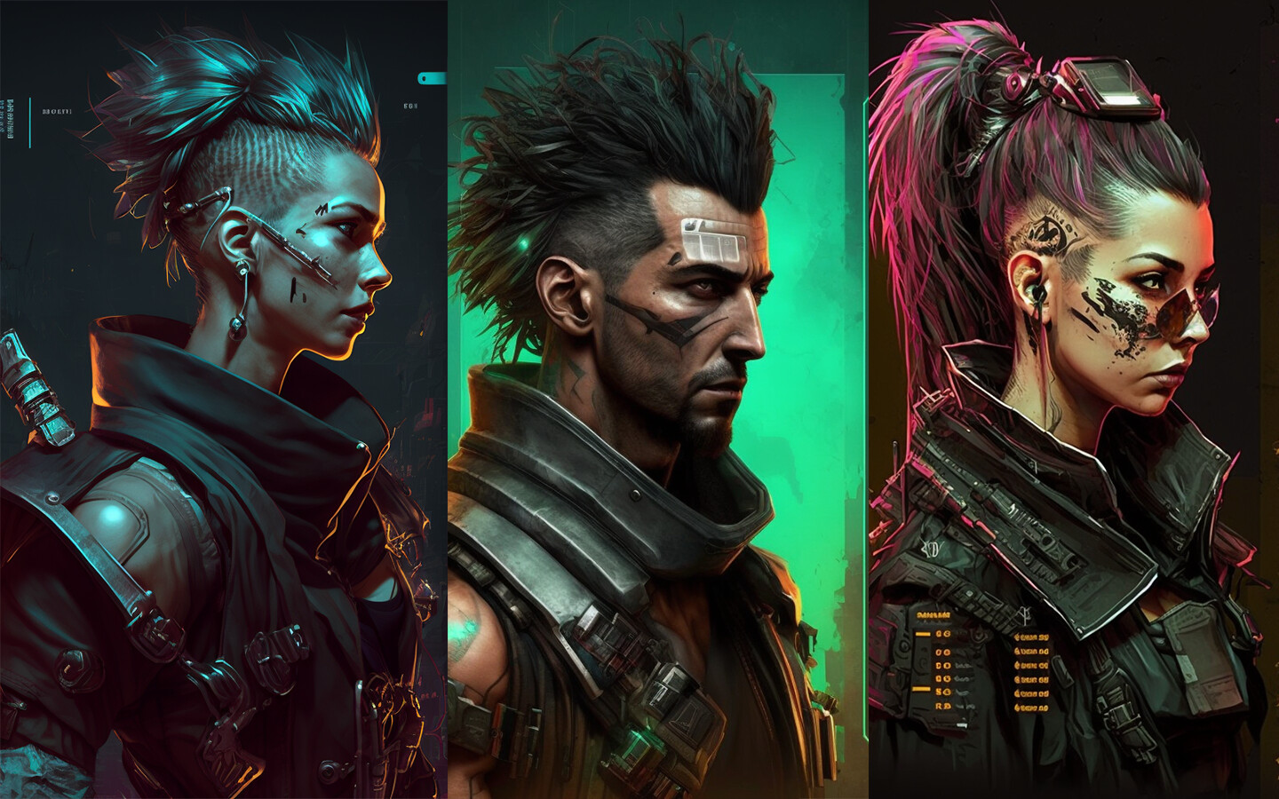 ArtStation - Game menu Concept 106 Cyberpunk, Concept - References well ...