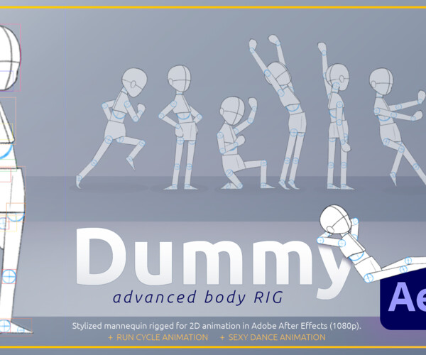 ArtStation - Dummy - Advanced body RIG | AE | Resources