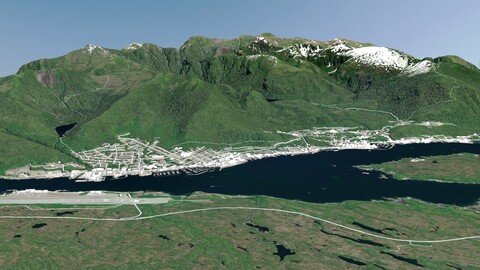 Cityscape Ketchikan Alaska