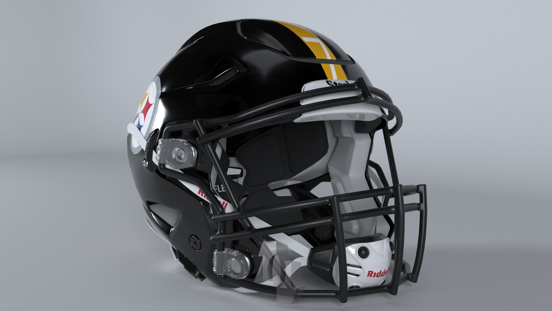 ArtStation - STEELERS PITTSBURGH Helmet Football AFC East PBR