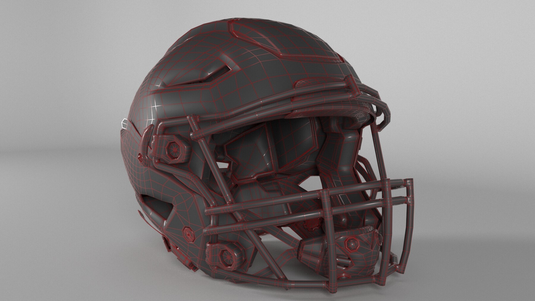 Philadelphia Eagles American Football Helmet 3D model