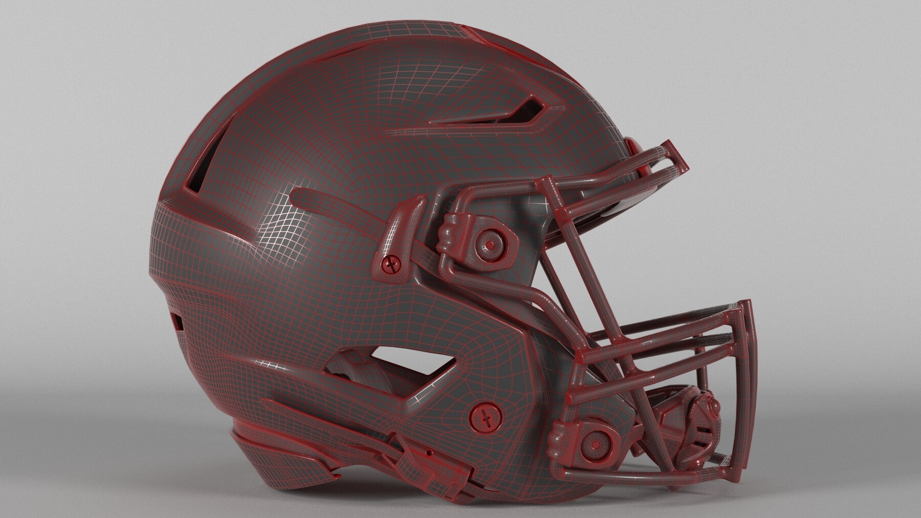 49ERS SAN FRANCISCO Helmet Football NFC West PBR 3D model 3D model