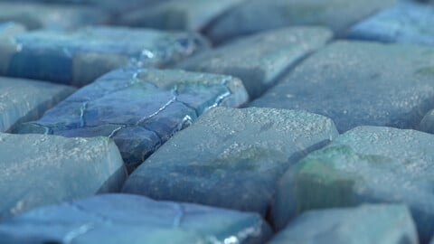 Blue Cobblestone Material