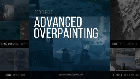 ADVANCED OVERPAINTING - PSD (BUNDLE)