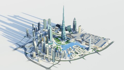 Burj khalifa area - Dubai