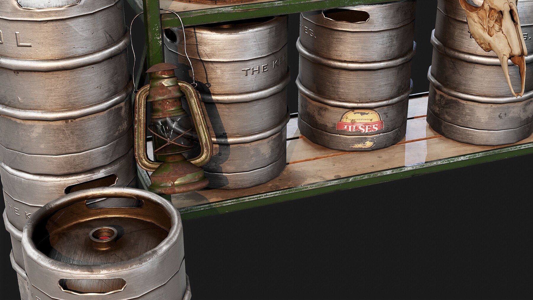 ArtStation - Beer Keg Pack - PBR Game Ready | Game Assets