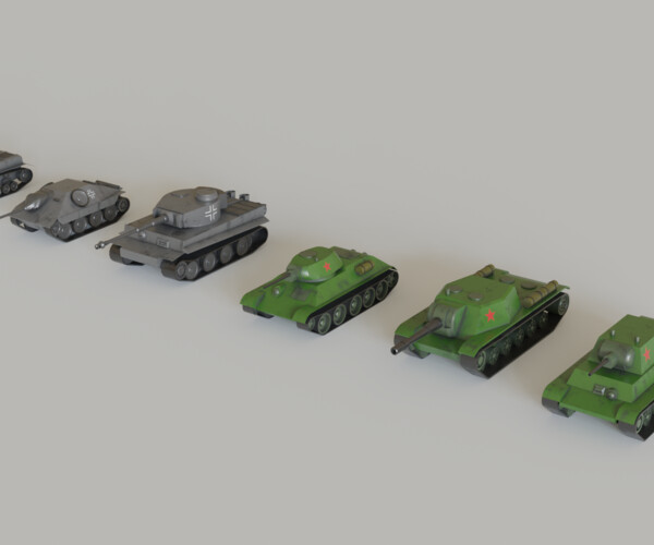 ArtStation - Tanks Pack | Game Assets