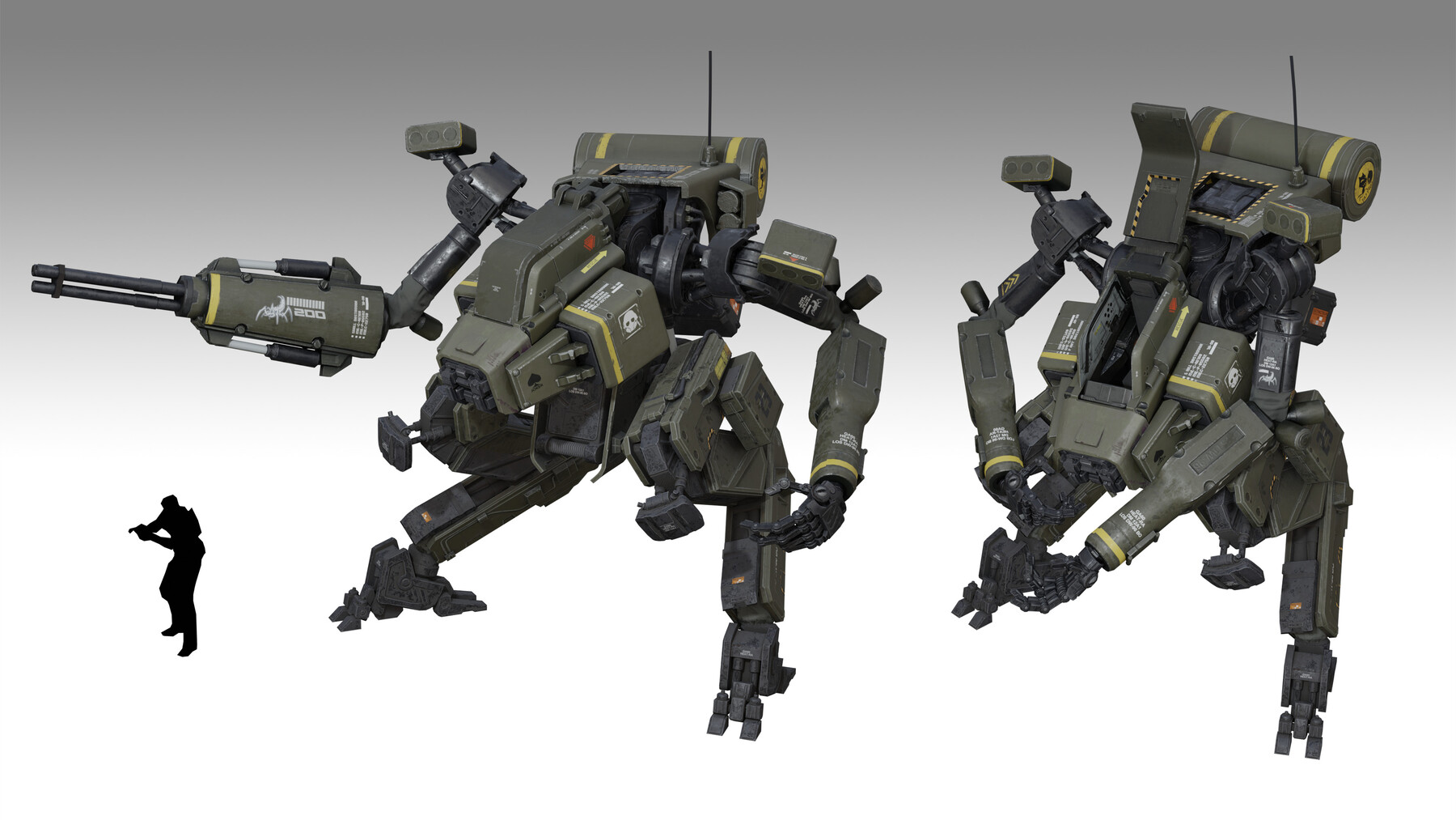 ArtStation - mech ingame model | Game Assets