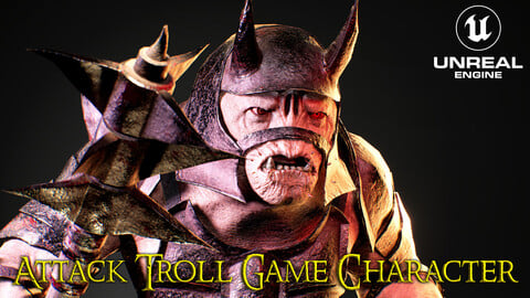 Attack Troll Game Character (UE5)