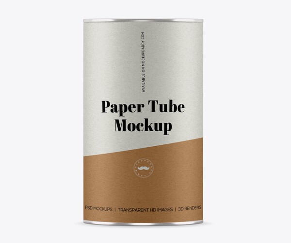 ArtStation - Cardboard Tube Can Mockup | Artworks