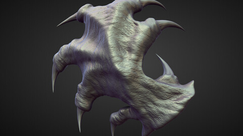 WING12 high poly sculpt