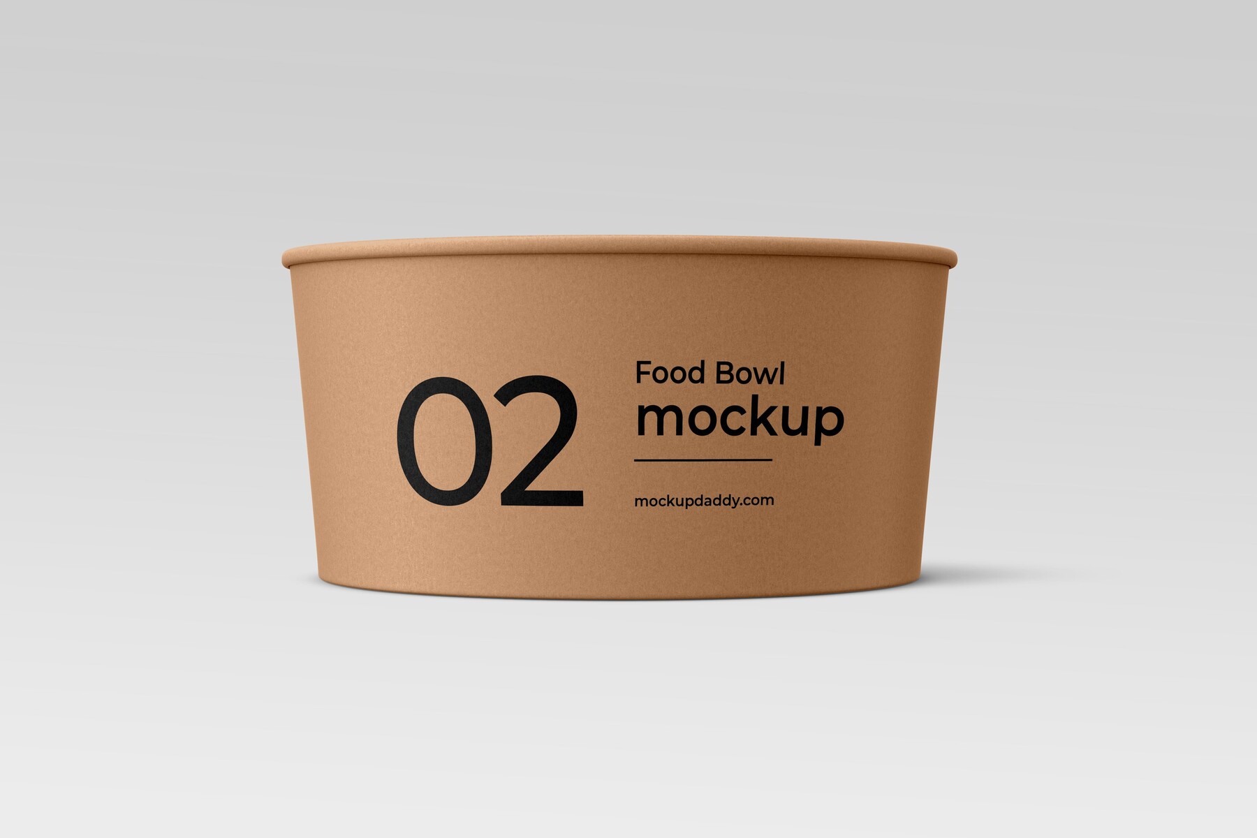 ArtStation - Kraft Food Bowl Mockup (Size 2) | Artworks