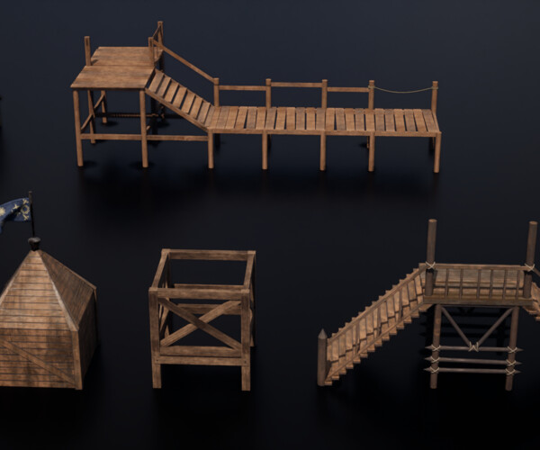 ArtStation - Village-kitbash | Game Assets