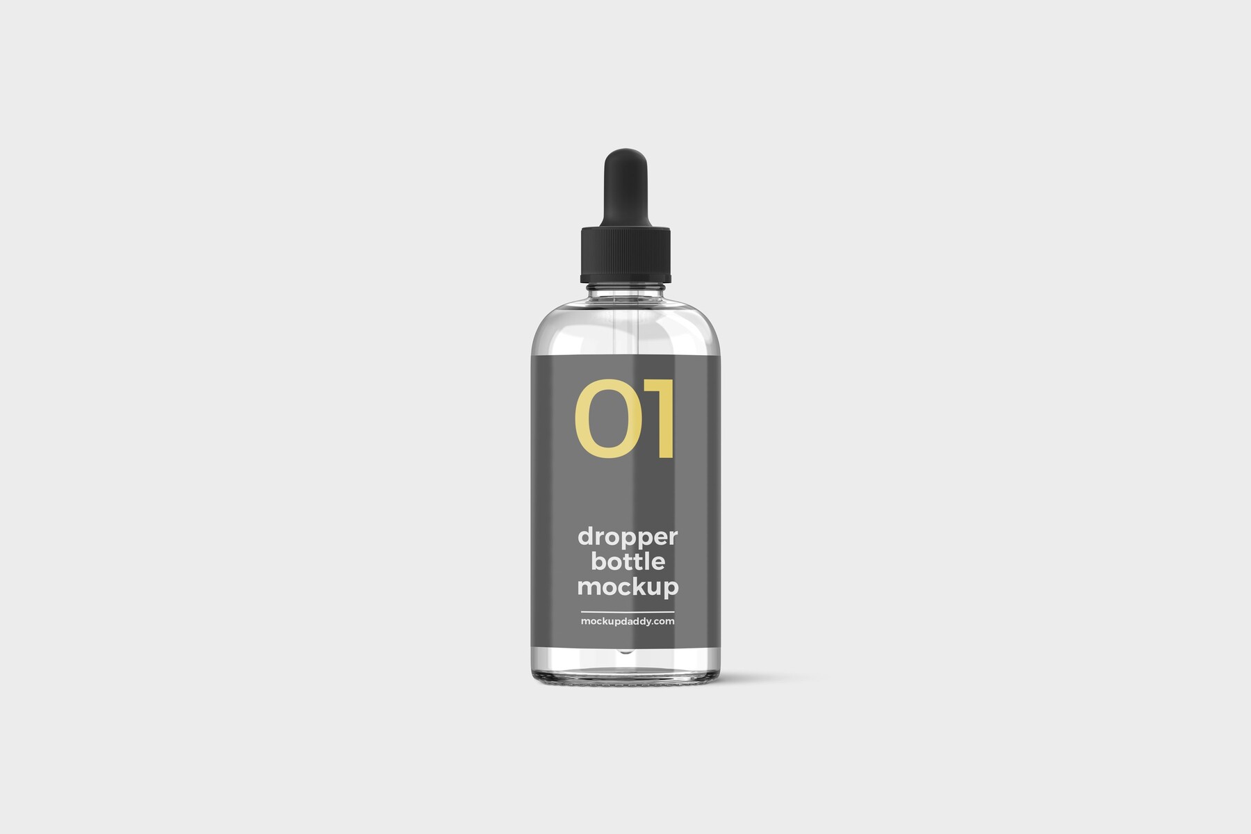 ArtStation - Transparent Dropper Bottle Mockup | Artworks