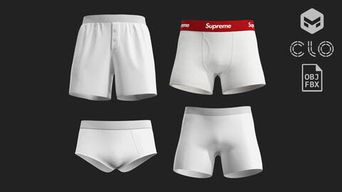 MALE UNDERWEAR PACK / genesis 8