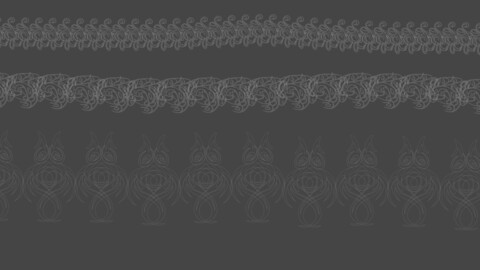Photoshop CC Pattern Brush Set #1