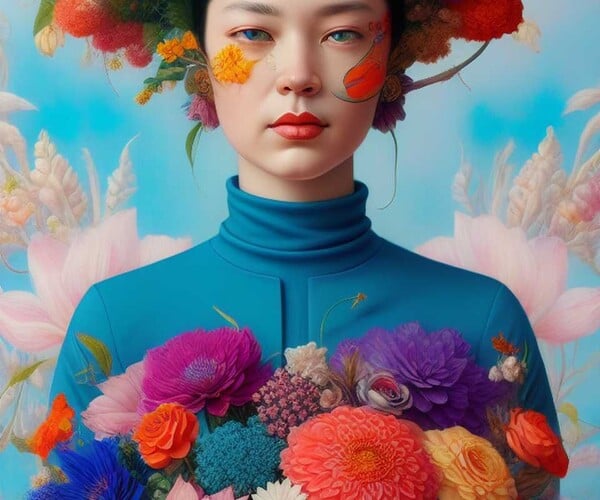 ArtStation - The Power of Color: The Significance of Blooms in Women's ...