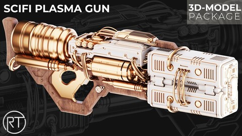 Apex Legends SCIFI Plasma Gun Model : Intergalactic Warfare at Your Fingertips - Hard Surface Design