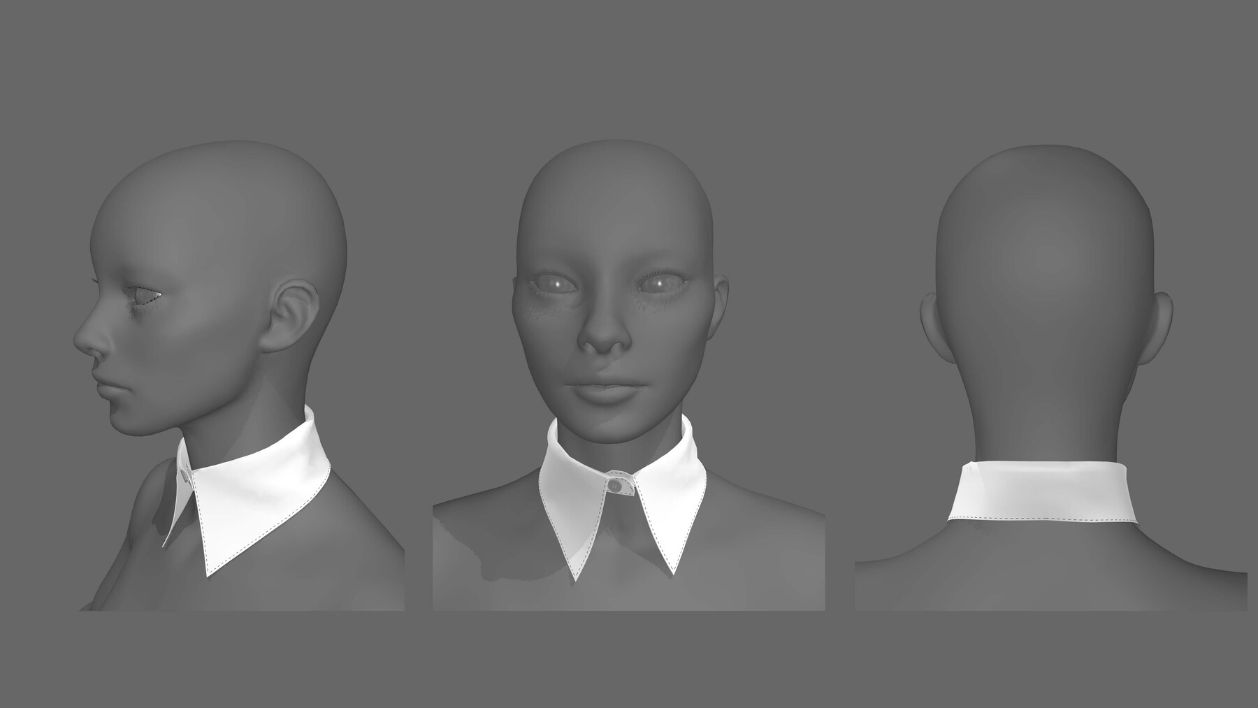 ArtStation 20 collar models /Marvelous Designer +OBJ +FBX Game Assets