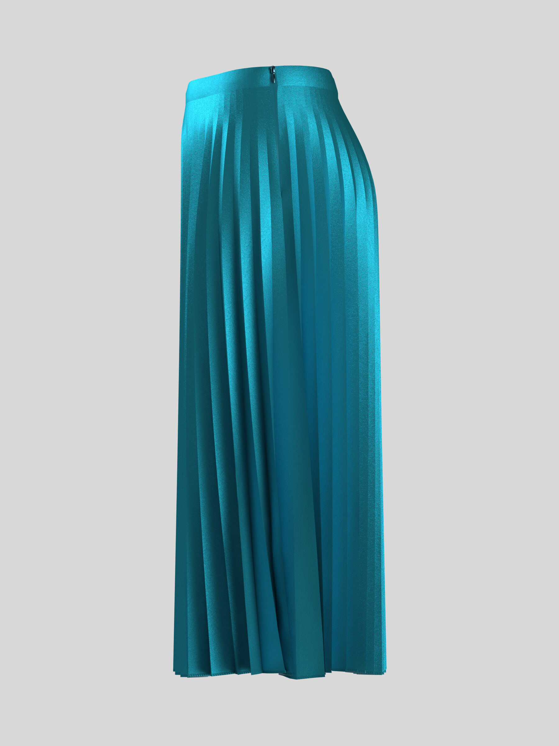 3D Pleated Slim Fit Straight Skirt main image 0