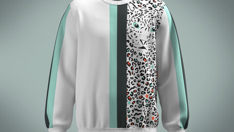 Men's Animal Printed Sweatshirt