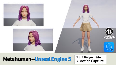 Shirly-Sweet school girl--Metahuman/Unreal engine 5
