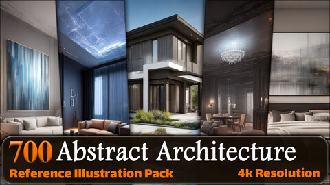 700 Abstract Architecture | City - Interior - Exterior Reference Pack | 4K | v.10