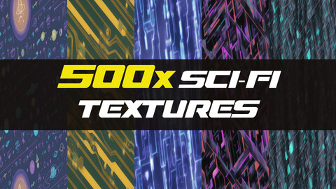 Beyond Human: 500x (AI) Otherworldly Textures for Sci-Fi Worlds